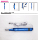 青い李- Trainningの学校のmicroblading機関銃のための電池の入れ墨機械ペン