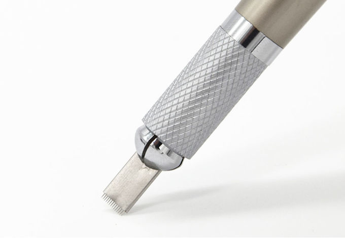 Microbladingの針の優れた質の構造の眉毛の針のための手動入れ墨のペン3/二重星14ピン
