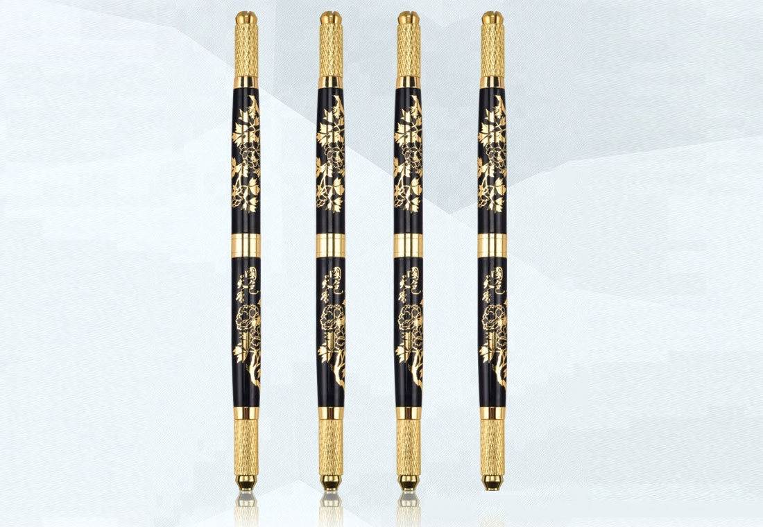 ステンレス鋼のハンドルの刃135mmの長さの使い捨て可能なMicrobladingの入れ墨のペン